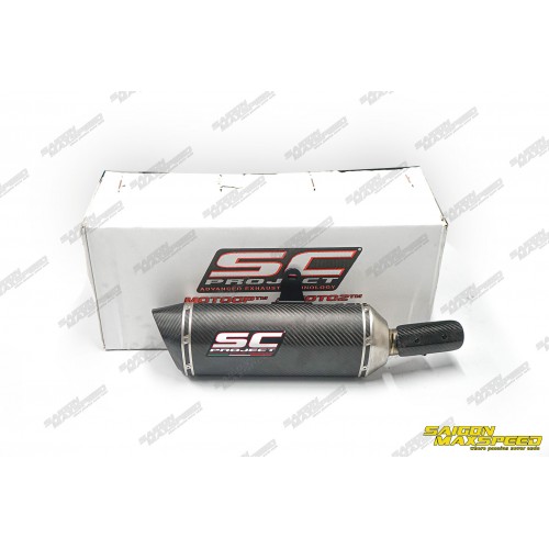 Pô SC Project SC1-M Carbon Slip-on Ninja 400 - Z400 (Chính Hãng)